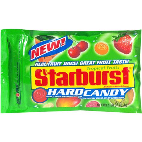 Starburst Hard Candy Tropical Fruits Shop Martins Emerald