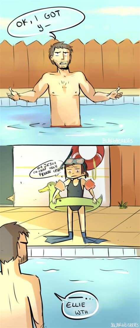 Swimming Lessons By Blargberries On Deviantart The Last Of Us The Last Of Us2 Swim Lessons