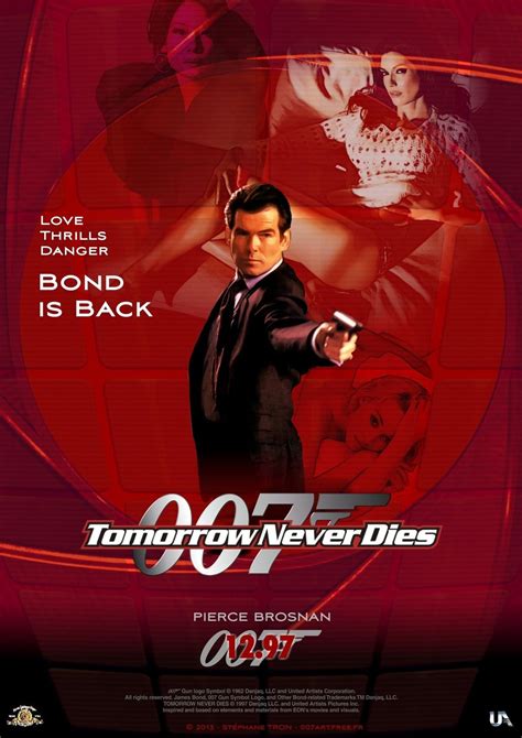 Tomorrow Never Dies James Bond Movies James Bond Movie Posters Bond Movies