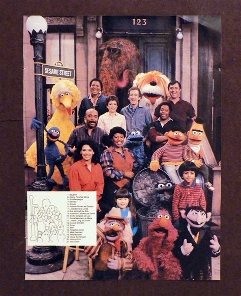 Original Cast Sesame Street This Is From A Sesame Street Flickr