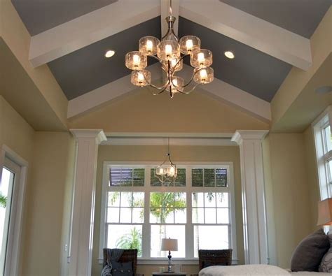 If so, look for flush ceiling lights, led. 20 Vaulted Ceiling Ideas To Steal From Rustic to ...