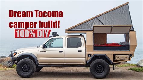 Walk Around Of My Home Built Flatbed Camper On 1st Gen Tacoma Youtube