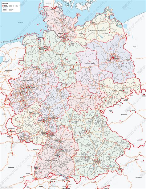 Current Map Of Germany Zip Code Map Gambaran