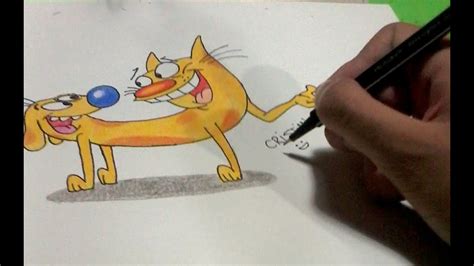Dibujando A Catdog Drawing Catdog Youtube