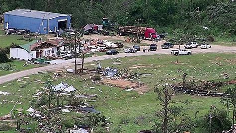 Officials Say At Least 15 Tornadoes Hit Mississippi Sunday One Packed