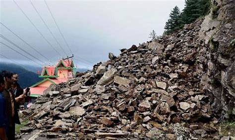 Himachal Pradesh National Highway 5 In Shimla Blocked Due To Landslide