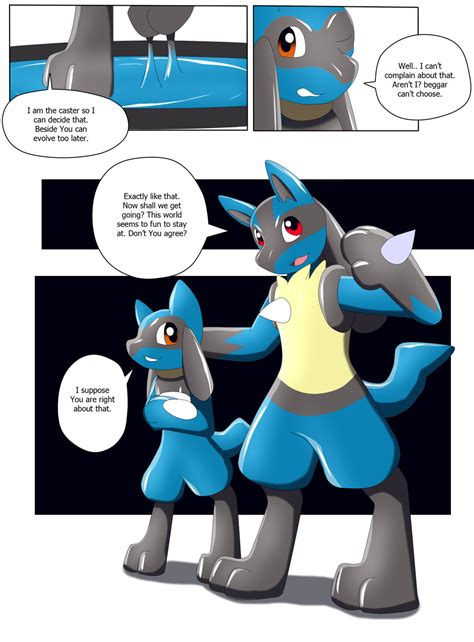 New Adventure Pg 2 Lucario And Riolu Tf By Avianine On Deviantart