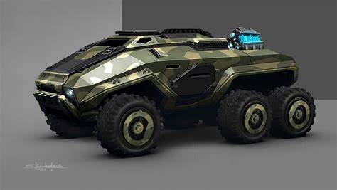 Mwo Army Vehicle Concept Art 6 Picture Big By Sergey Kondratovich