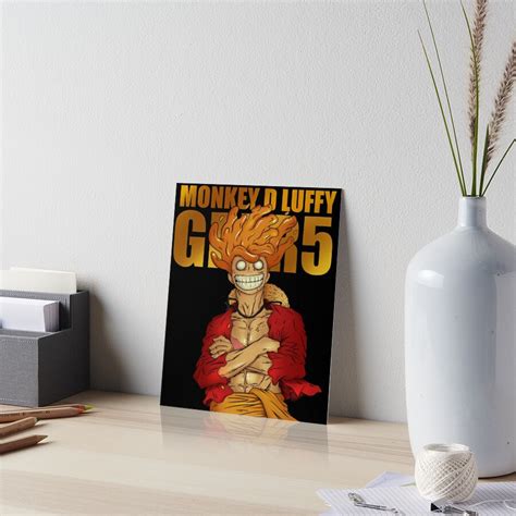 Monkey D Luffy New Form Gear 5 Art Board Print By Genjitsu Art