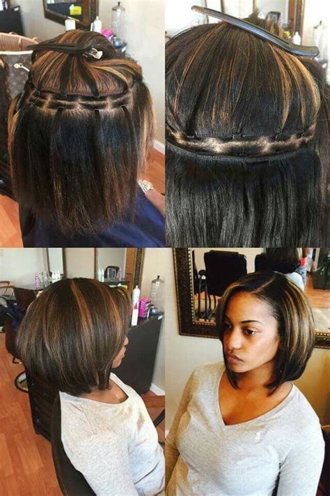 See more of braid hair/weave tutorials on facebook. Easy weave no braids | Sew in weave hairstyles, Natural ...