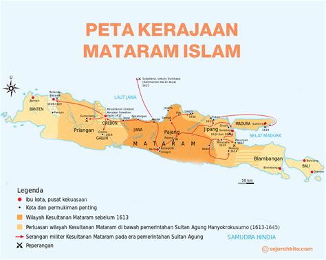 Peta Wilayah Kerajaan Mataram IMAGESEE