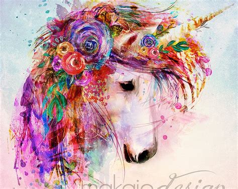 Art That Captivates Layer Upon Layer By Makaiodesign On Etsy Unicorn