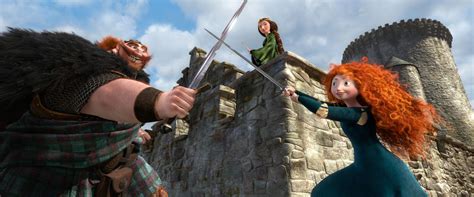 New Stills From Brave Show Merida With A New Weapon A Sword Rotoscopers