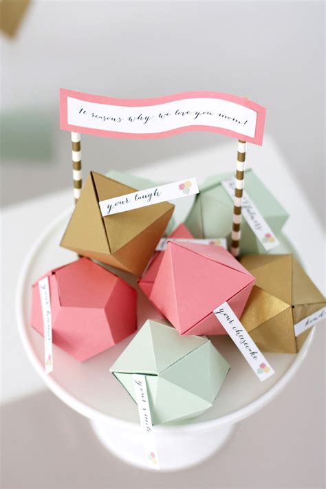 Diy mothers day gifts with stuff at home. Geometric Mother's Day Surprise — Kristi Murphy | DIY Ideas