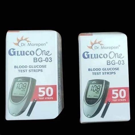Dr Morepen Gluco One Bg Blood Glucose Test Strips At Rs Box In