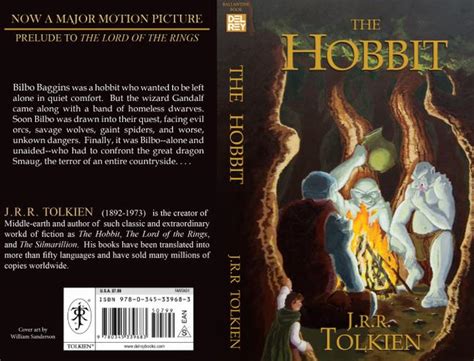 The Hobbit Book Cover Redesign By William Sanderson At