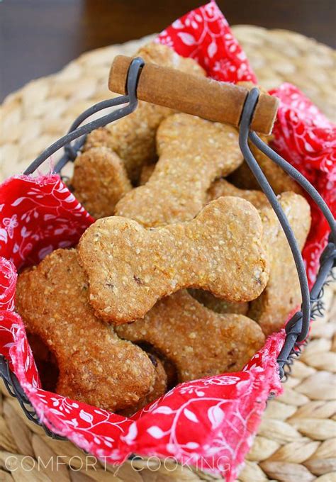 Homemade Peanut Butter Bacon Dog Treats The Comfort Of Cooking