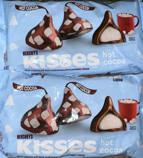 hersheys kisses hot cocoa milk chocolate candy 2 bags 9 oz each fast ship 29 99 picclick