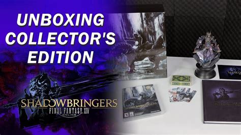Unboxing Final Fantasy Xiv Shadowbringers Collectors Edition 3gb
