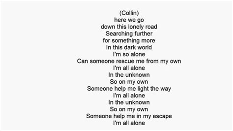 Machine Gun Kelly Feat Collin Hilton All Alone Lyrics Youtube