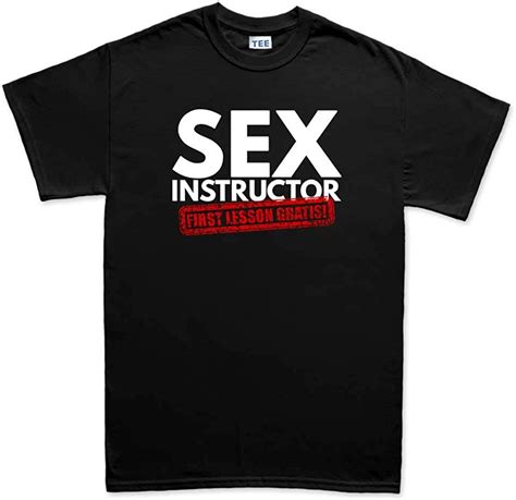 Customised Perfection Mens Sex Instructor Funny Sarcastic New T Shirt Tee Amazonca Clothing