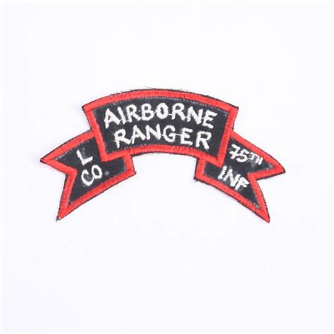Ranger Scroll L Co 101st Airborne Division Ranger Unit