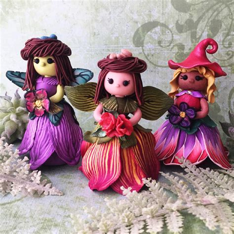 Sculpting Flower Fairies In Polymer Clay Downloadable Video Etsy
