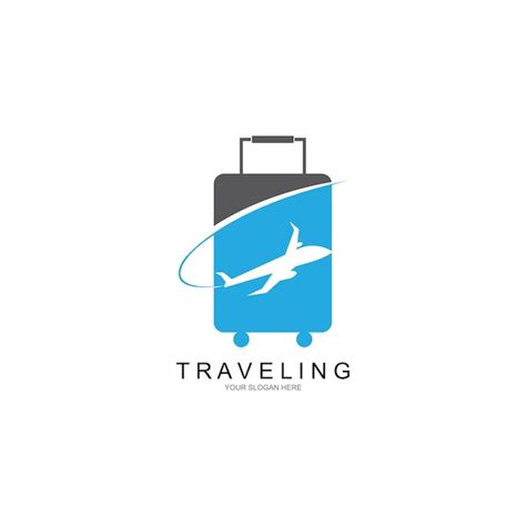 Premium Vector Travel Logo Holidays Tourism Business Trip Company