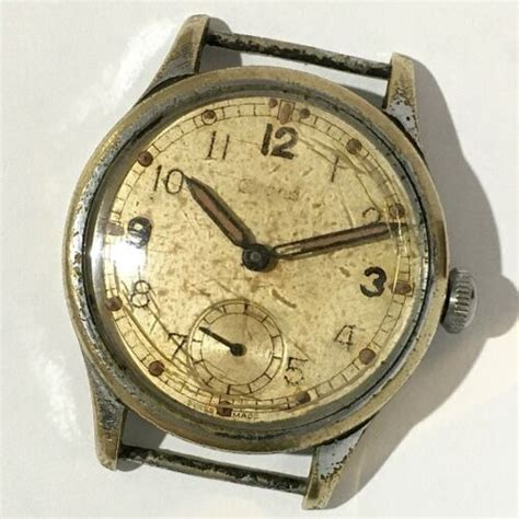 very rare vintage grana cal kf320 world war ii british military wrist watch antique