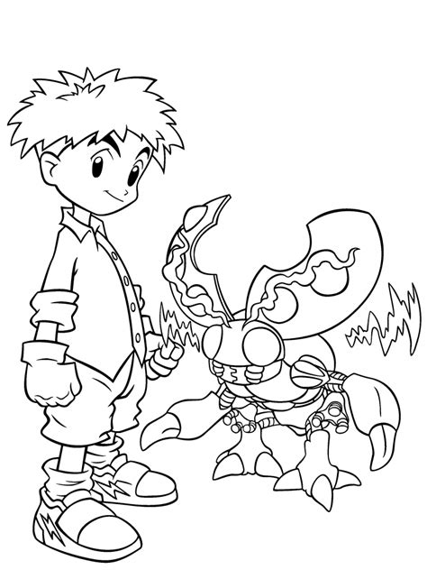 Home > seasons > free printable summer coloring pages for kids. Free Printable Digimon Coloring Pages For Kids