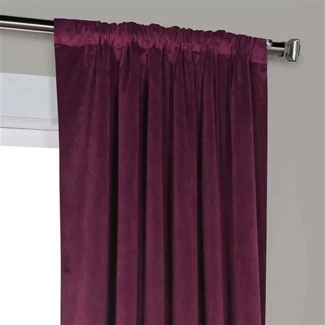 Purple Blackout Curtain Minimalist Velvet Curtain Bedroom Living Room