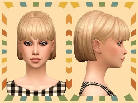 Retro Donna Hair By Nords At Tsr Sims 4 Updates