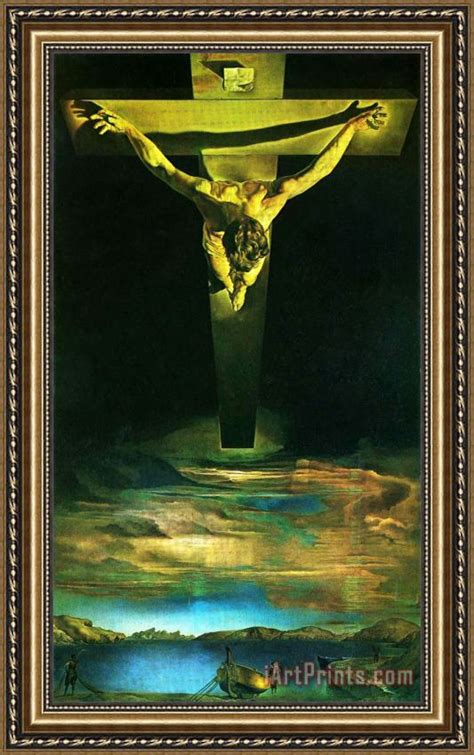 Salvador Dali Christ Of St John Of The Cross 1951 Framed Print For Sale