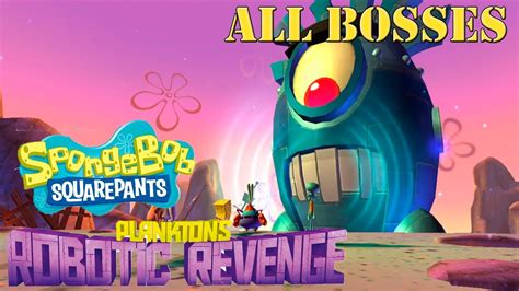 Spongebob Squarepants Planktons Robotic Revenge Hd All Bosses