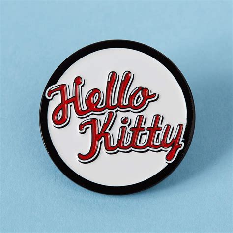 Hello Kitty X Punky Pins Kitty Face Enamel Pin Punkypins