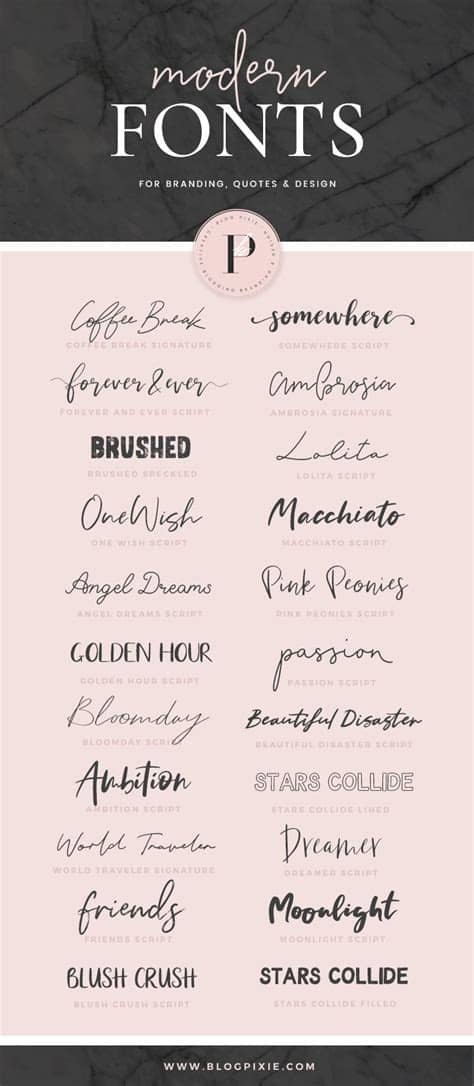 Typography is currently playing a central role in web design, with progressive improvements like variable fonts, css shapes, flexbox, css grids and subgrid definitively changing the way we work with typography in web design. Modern fonts to download ♡ best handwritten, calligraphy ...