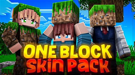 One Block Skin Pack By The Lucky Petals Minecraft Skin Pack