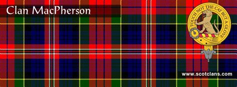 Clan Macpherson Tartan And Crest Scottish