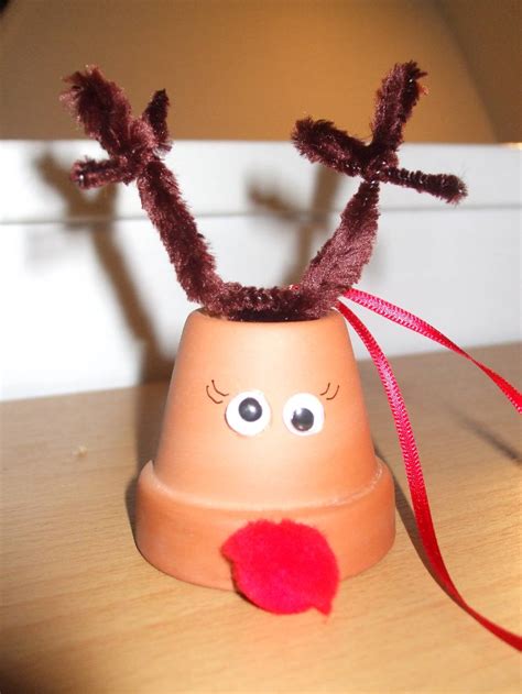 365 Days Of Pinterest Creations Day 194 Terracotta Pot Reindeer