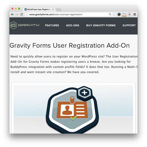 Gravity Forms User Registration Add On Just 5