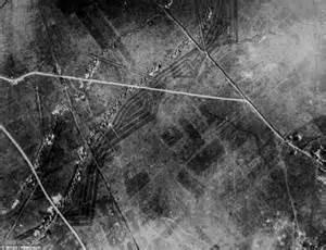aerial images show the horrifying scale of the trenches during wwi daily mail online