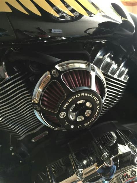 Motorcycle air filters can clean up the air entering your bike to help burn the fuel. Performance Machine Air Cleaner | Indian Motorcycle Forum
