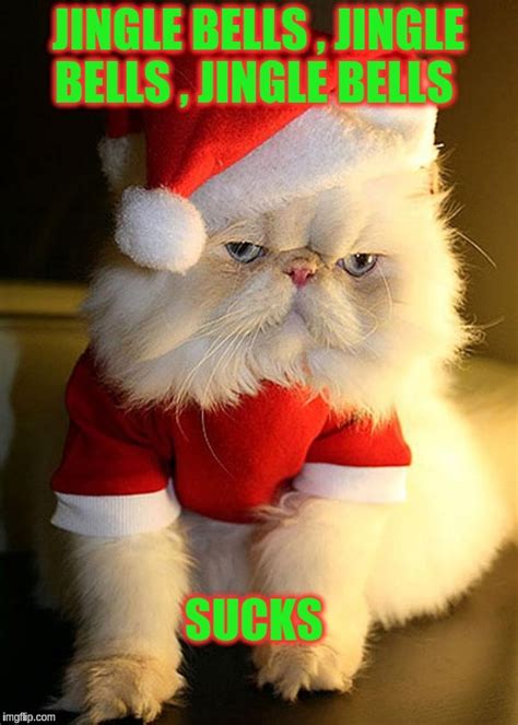 Grumpy Cat Memes Jingle Bells I Am Once Again Asking Meme