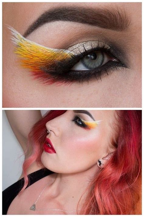 Hot Fire Makeup Looks To Try For Fun Fire Makeup Fantasy Makeup Eye
