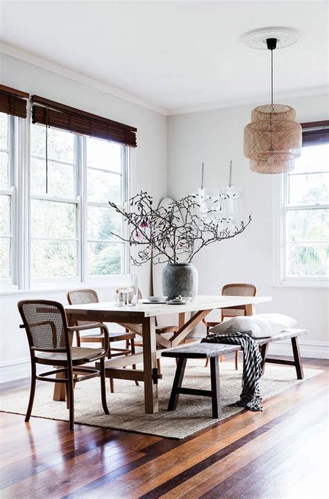 Create a space that feels open and sophisticated, yet casual enough to dine comfortably. A Scandinavian Farmhouse style Dining space that is simple ...
