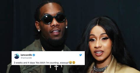 Cardi Bs Tweet About Offset And Her Countdown To Have Sex After Giving Birth Is Real Af