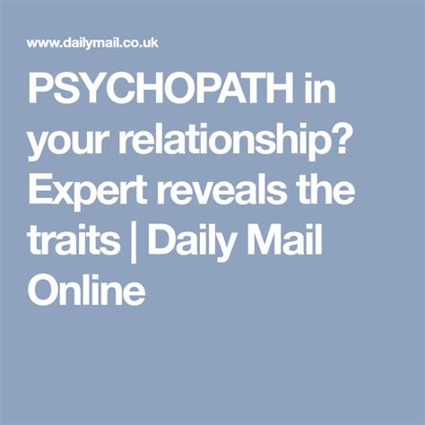 Signs You Might Be Dating A Psychopath Revistasusana