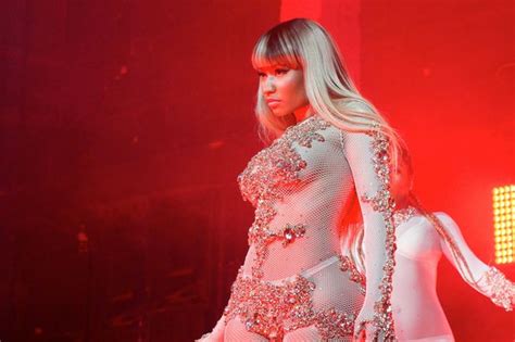 Nicki Minaj Sizzles On Stage In Sheer Bodysuit At Milan Fashion Week