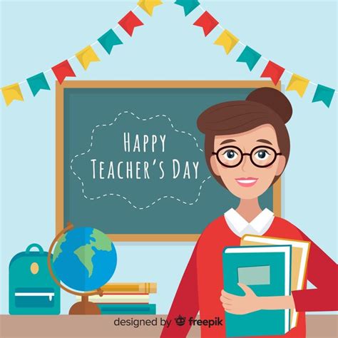 Journée Mondiale Des Enseignants Télécharger Des Vecteurs Gratuitement