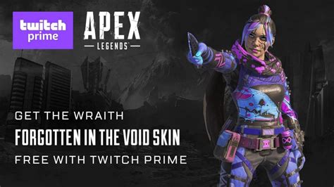 2020 Dont Leave This Exclusive Twitch Prime Wraith Skin Behind